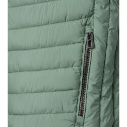 CASAMODA Herren Outdoor-Steppweste Stehkragen Zipper  Grün