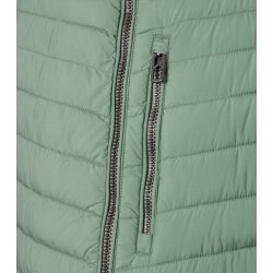 CASAMODA Herren Outdoor-Steppweste Stehkragen Zipper  Grün