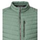 CASAMODA Herren Outdoor-Steppweste Stehkragen Zipper  Grün