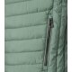 CASAMODA Herren Outdoor-Steppweste Stehkragen Zipper  Grün