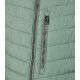 CASAMODA Herren Outdoor-Steppweste Stehkragen Zipper  Grün