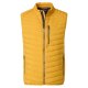 CASAMODA Herren Outdoor-Steppweste Stehkragen Zipper  Gelb