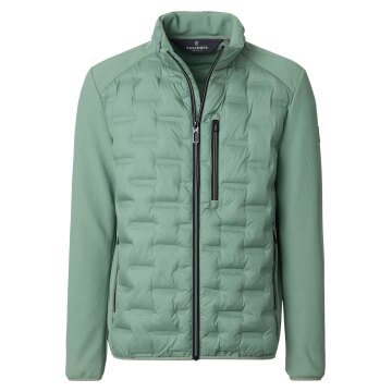 CASAMODA Outdoor-Hybridjacke Stehkragen Zipper Regular Grün