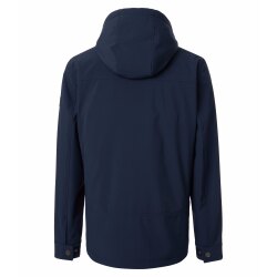 CASAMODA Outdoor-Softshelljacke Kapuze Zipper Regular Marine