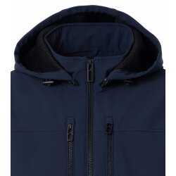 CASAMODA Outdoor-Softshelljacke Kapuze Zipper Regular Marine