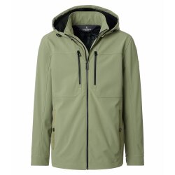 CASAMODA Outdoor-Softshelljacke Kapuze Zipper Regular...