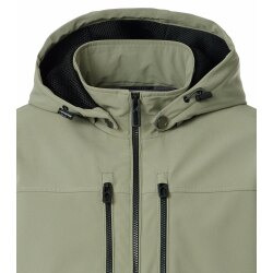 CASAMODA Outdoor-Softshelljacke Kapuze Zipper Regular Hellgrün