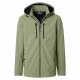 CASAMODA Outdoor-Softshelljacke Kapuze Zipper Regular Hellgrün