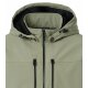 CASAMODA Outdoor-Softshelljacke Kapuze Zipper Regular Hellgrün