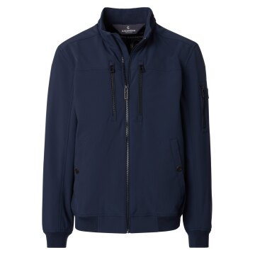 CASAMODA Herren Outdoor-Softshell-Blouson Zipper Regular Marine