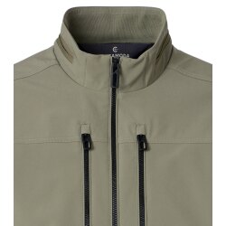 CASAMODA Herren Outdoor-Softshell-Blouson Zipper Hellgrün