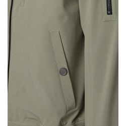CASAMODA Herren Outdoor-Softshell-Blouson Zipper Hellgrün