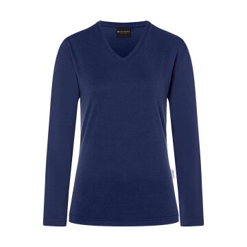 KARLOWSKY Damen Shirt CASUAL-FLAIR V-Neck Modern Marine