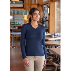 KARLOWSKY Damen Shirt CASUAL-FLAIR V-Neck Modern Marine