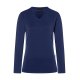 KARLOWSKY Damen Shirt CASUAL-FLAIR V-Neck Modern Marine