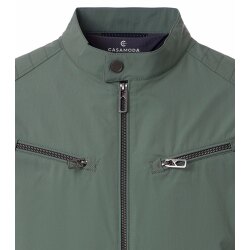 CASAMODA Outdoor-Biker-Jacke Stehkragen Zipper Regular Grün