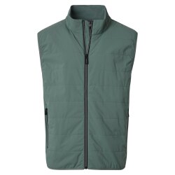 CASAMODA Herren Outdoor-Steppweste Stehkragen Zipper...
