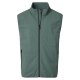 CASAMODA Herren Outdoor-Steppweste Stehkragen Zipper Grün