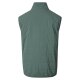 CASAMODA Herren Outdoor-Steppweste Stehkragen Zipper Grün