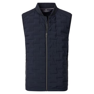 CASAMODA Herren Outdoor-Steppweste Collegekragen Zipper Marine