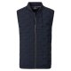 CASAMODA Herren Outdoor-Steppweste Collegekragen Zipper Marine