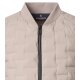 CASAMODA Herren Outdoor-Steppweste Collegekragen Zipper Beige
