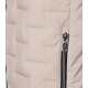 CASAMODA Herren Outdoor-Steppweste Collegekragen Zipper Beige