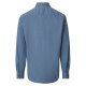 CASAMODA Hemdjacke Langarm Casual Baumwollmix Self-Shade Blau