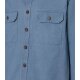 CASAMODA Hemdjacke Langarm Casual Baumwollmix Self-Shade Blau