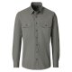 CASAMODA Hemdjacke Langarm Casual Baumwollmix Self-Shade Grün