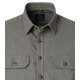 CASAMODA Hemdjacke Langarm Casual Baumwollmix Self-Shade Grün
