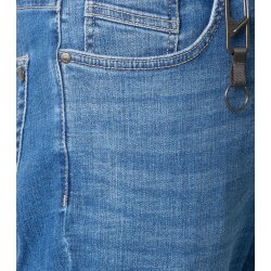 CASAMODA Herren Jeans STEVE High-Flex Cross Denim Regular Aqua