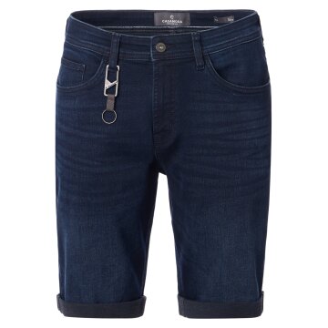 CASAMODA Herren Jeans-Shorts STEVE High-Flex Denim Petrol