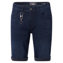 CASAMODA Herren Jeans-Shorts STEVE High-Flex Denim Petrol