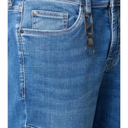CASAMODA Herren 3/4-Jeans STEVE High-Flex- Denim Regular Aqua