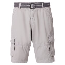 CASAMODA Herren Cargo-Bermuda BEN Gürtel Regular Silber