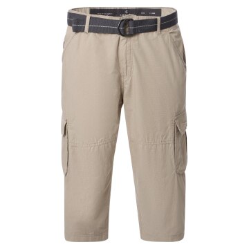 CASAMODA Herren Cargo-3/4-Bermuda BEN Gürtel Regular Beige
