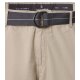 CASAMODA Herren Cargo-3/4-Bermuda BEN Gürtel Regular Beige