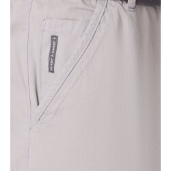 CASAMODA Herren Cargo-3/4-Bermuda BEN Gürtel Regular Silber