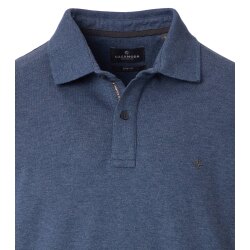 CASAMODA Herren Poloshirt Kurzarm Regular Piqué Mittelblau