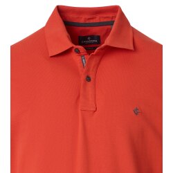 CASAMODA Herren Poloshirt Kurzarm Regular Stretch Piqué Orange