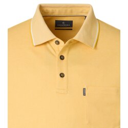 CASAMODA Herren Poloshirt Kurzarm Regular Piqué Gelb