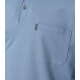 CASAMODA Herren Poloshirt Langarm Regular Piqué Hellblau