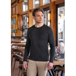 KARLOWSKY Herren Shirt CASUAL-FLAIR Rundhals Regular Schwarz