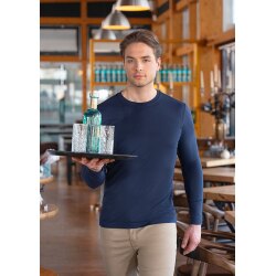 KARLOWSKY Herren Shirt CASUAL-FLAIR Rundhals Regular Marine