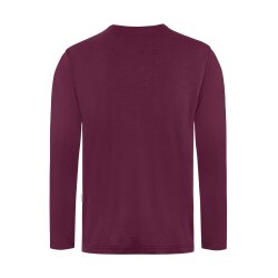 KARLOWSKY Herren Shirt CASUAL-FLAIR Rundhals Regular Aubergine