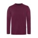 KARLOWSKY Herren Shirt CASUAL-FLAIR Rundhals Regular Aubergine