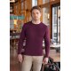 KARLOWSKY Herren Shirt CASUAL-FLAIR Rundhals Regular Aubergine