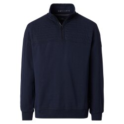CASAMODA Herren Sweat-Troyer Zipper Regular Baumwollmix...