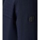 CASAMODA Herren Sweat-Troyer Zipper Regular Baumwollmix Marine